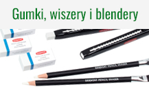 Gumki do ścierania, wiszery i blendery